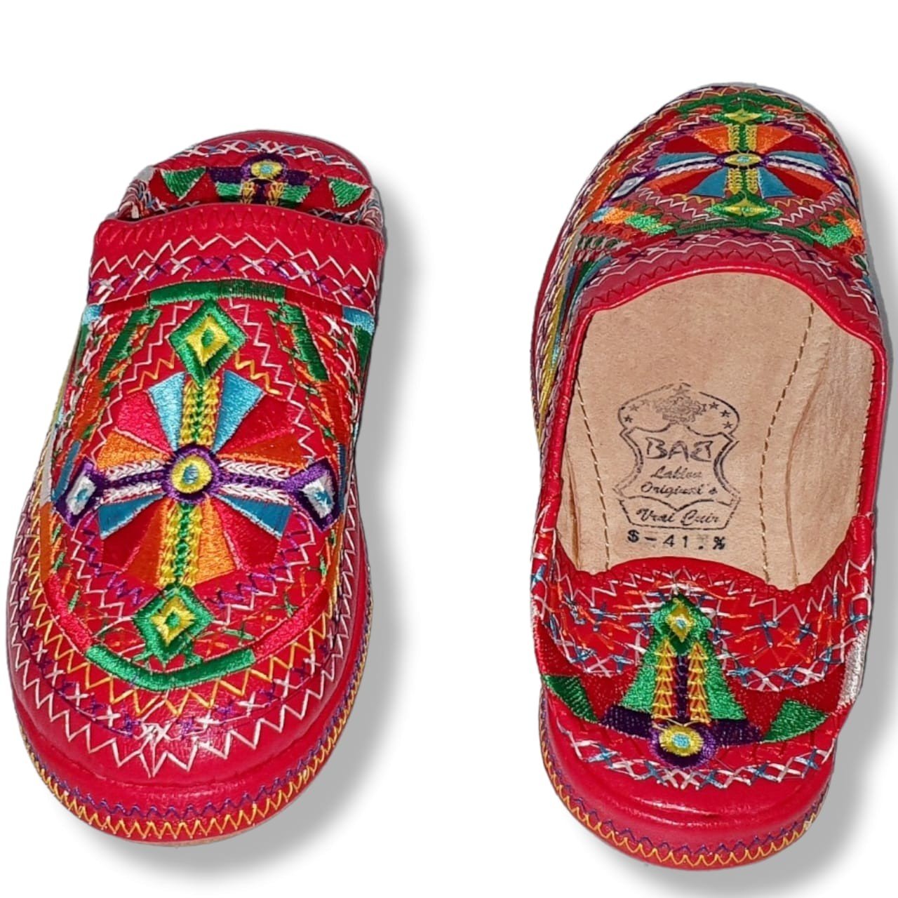 Rouge Babouche berbère Rouge Babouche berbère