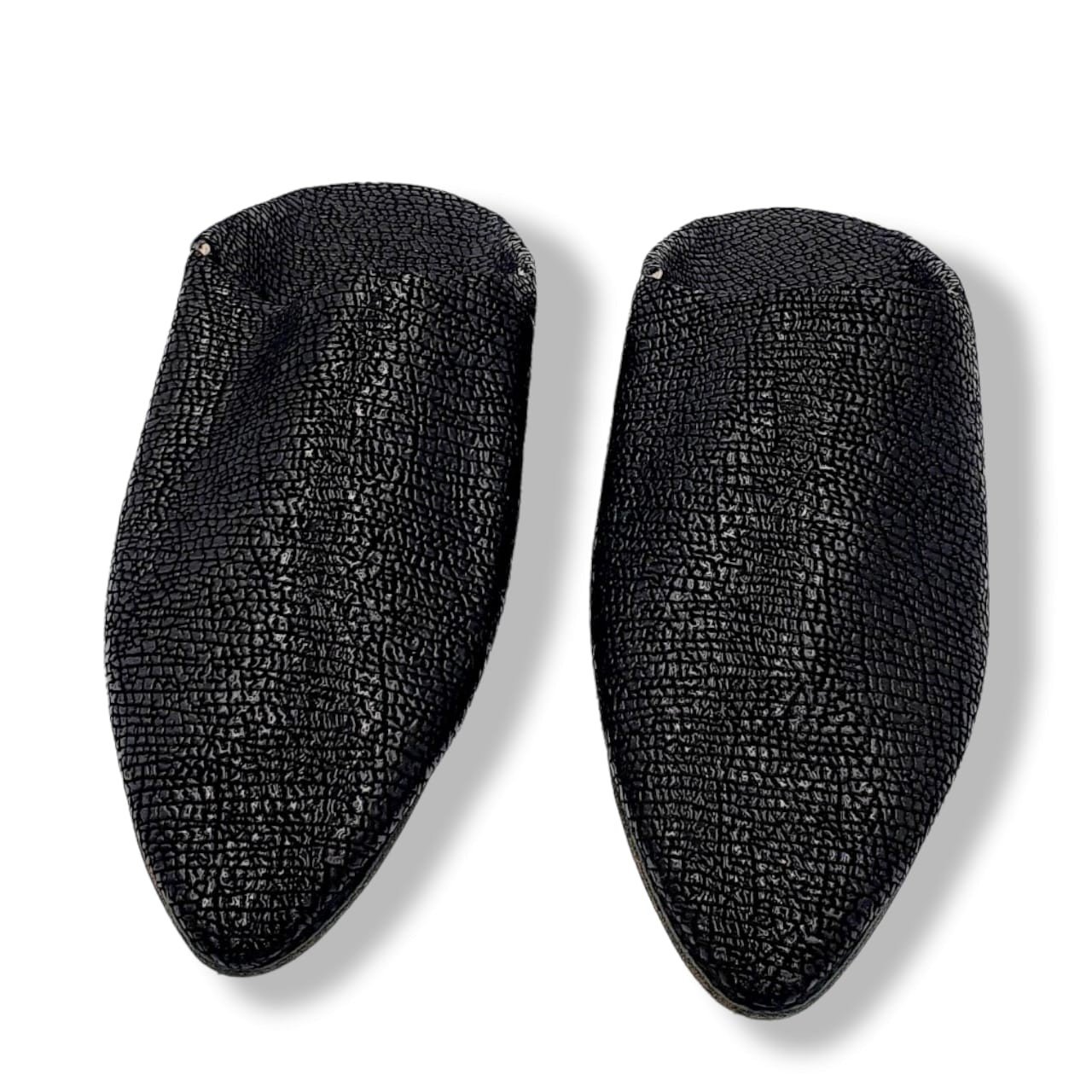 Babouche cuir dague blaky Babouche cuir dague blaky